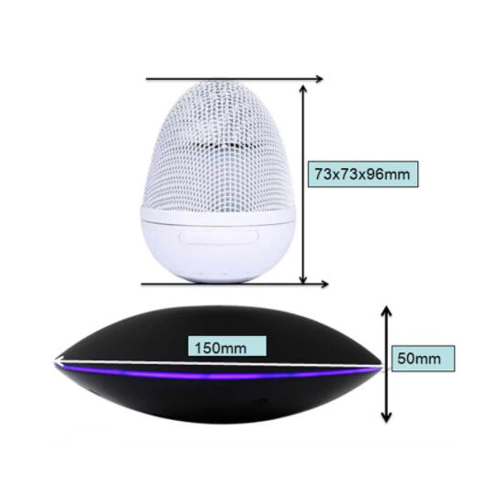 NEW LED Night Light Levitating Air Bluetooth audio Rotation Magnetic Suspension Floating Lamp For Bedroom Home Desk Decor Gfit