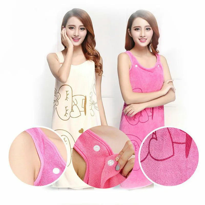 New Bath Towels Fashion Lady Wearable Fast Drying Magic Bath Towel Beach Spa Bathrobes Bath Skirt Dropshipping Bath Towels