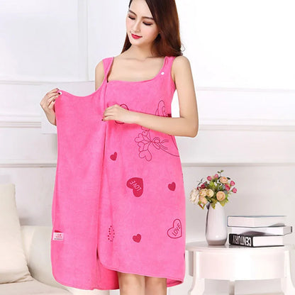 New Bath Towels Fashion Lady Wearable Fast Drying Magic Bath Towel Beach Spa Bathrobes Bath Skirt Dropshipping Bath Towels