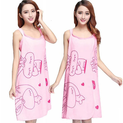 New Bath Towels Fashion Lady Wearable Fast Drying Magic Bath Towel Beach Spa Bathrobes Bath Skirt Dropshipping Bath Towels