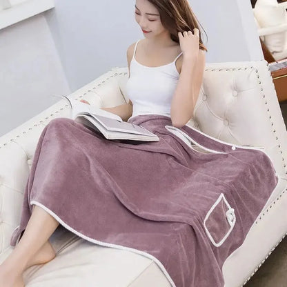 Womens Bath Towels Girls Wearable 150*75Cm Fast Drying Bathing Beach Spa Bathrobes Wash Clothing, Shower Bath And Gym Towel