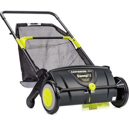 Easy Push Leaf &amp; Grass Lawn Sweeper