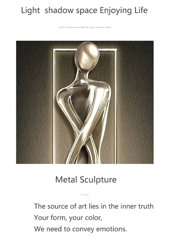 2024 New Modern Abstract Figure Glow Interior Painting Free Shipping Living Room Dining Room Kitchen Home Wall Decor Lamp Art