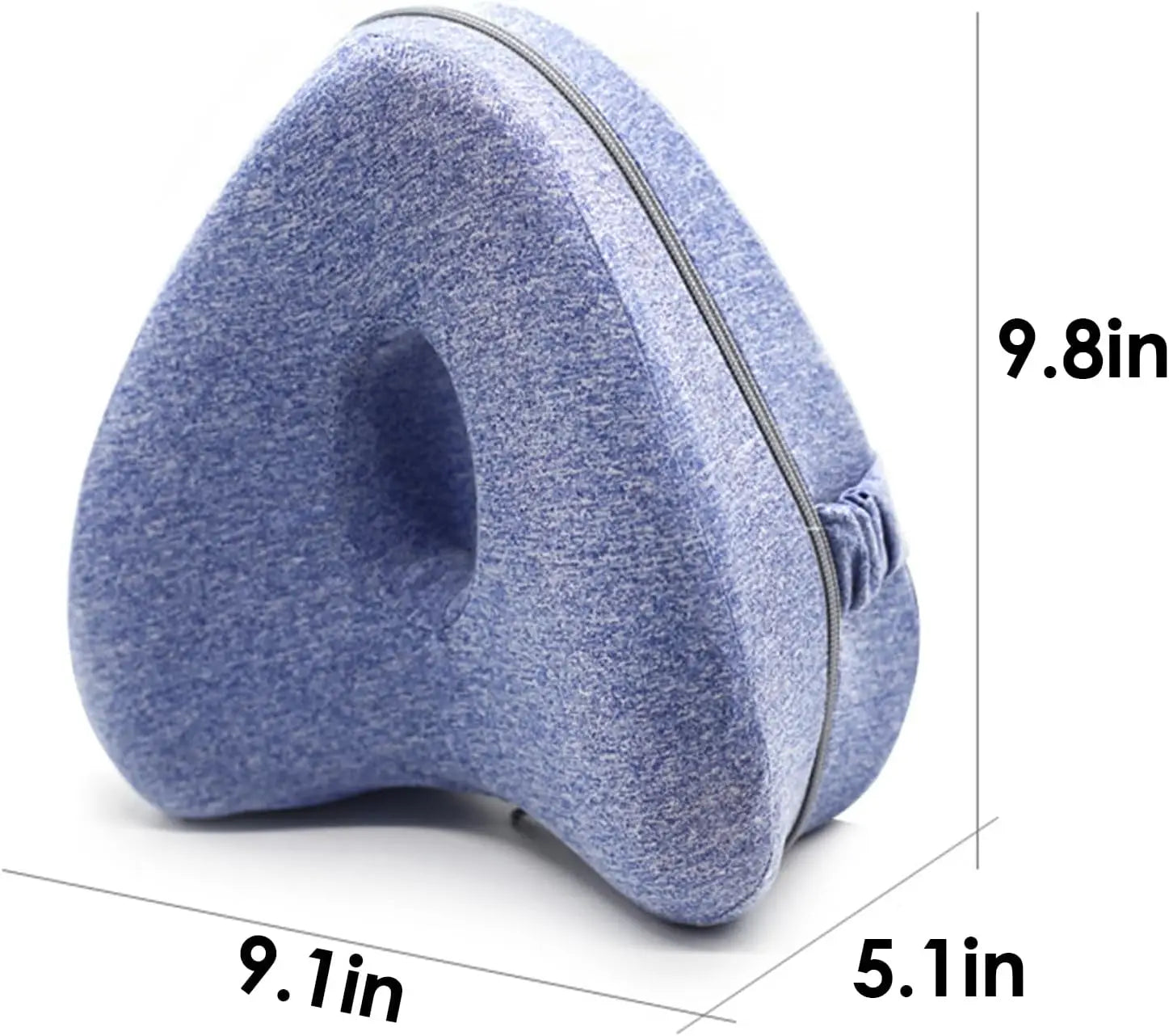 Memory Foam Knee Pillow Side Sleepers Smoothspine Alignment Pillow Relieve Hip Pain Sciatica Leg Pillows for Side Sleepers Home