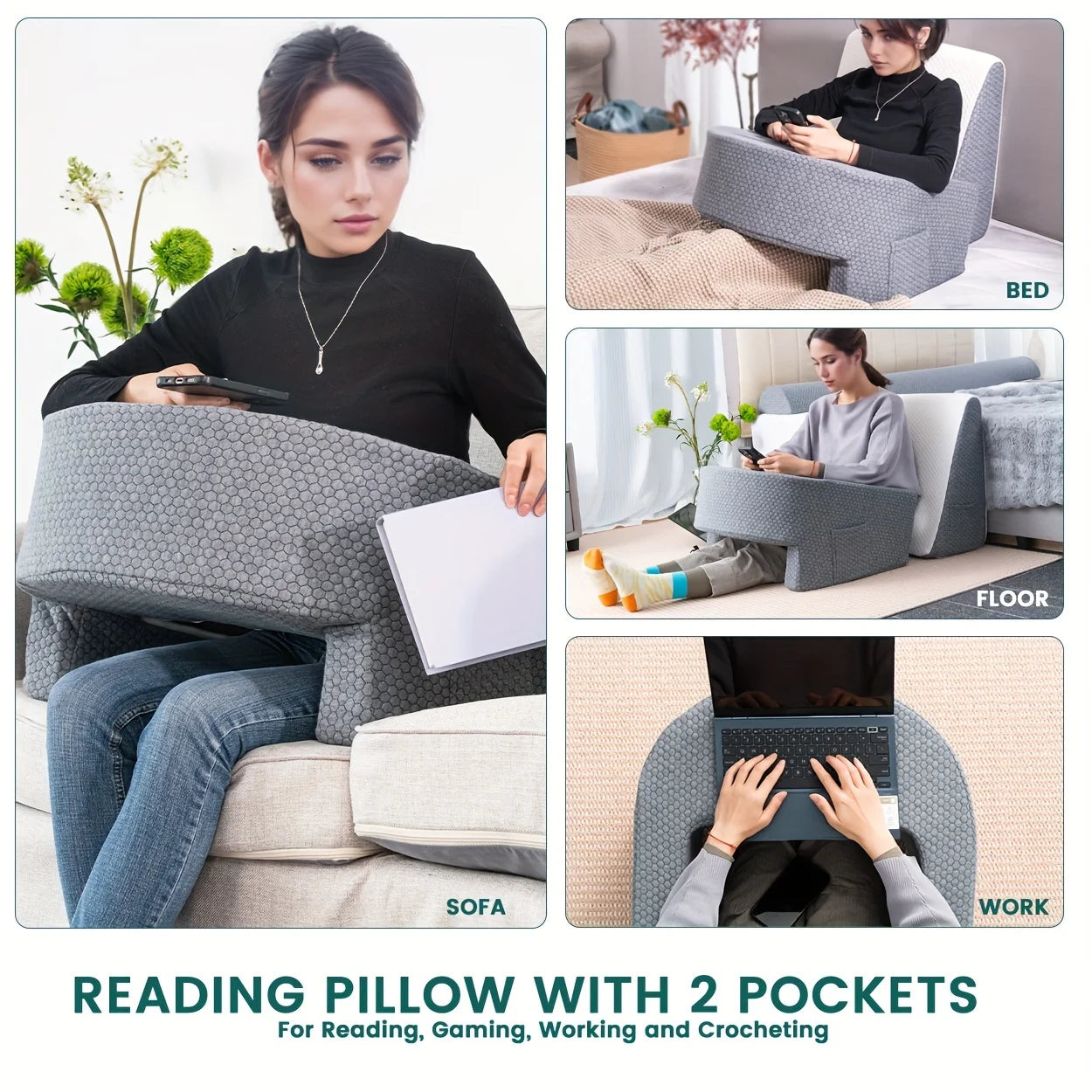 1 Pc Soft Reading Pillow