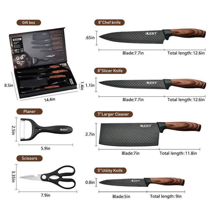 6PCS Kitchen Knives Sets