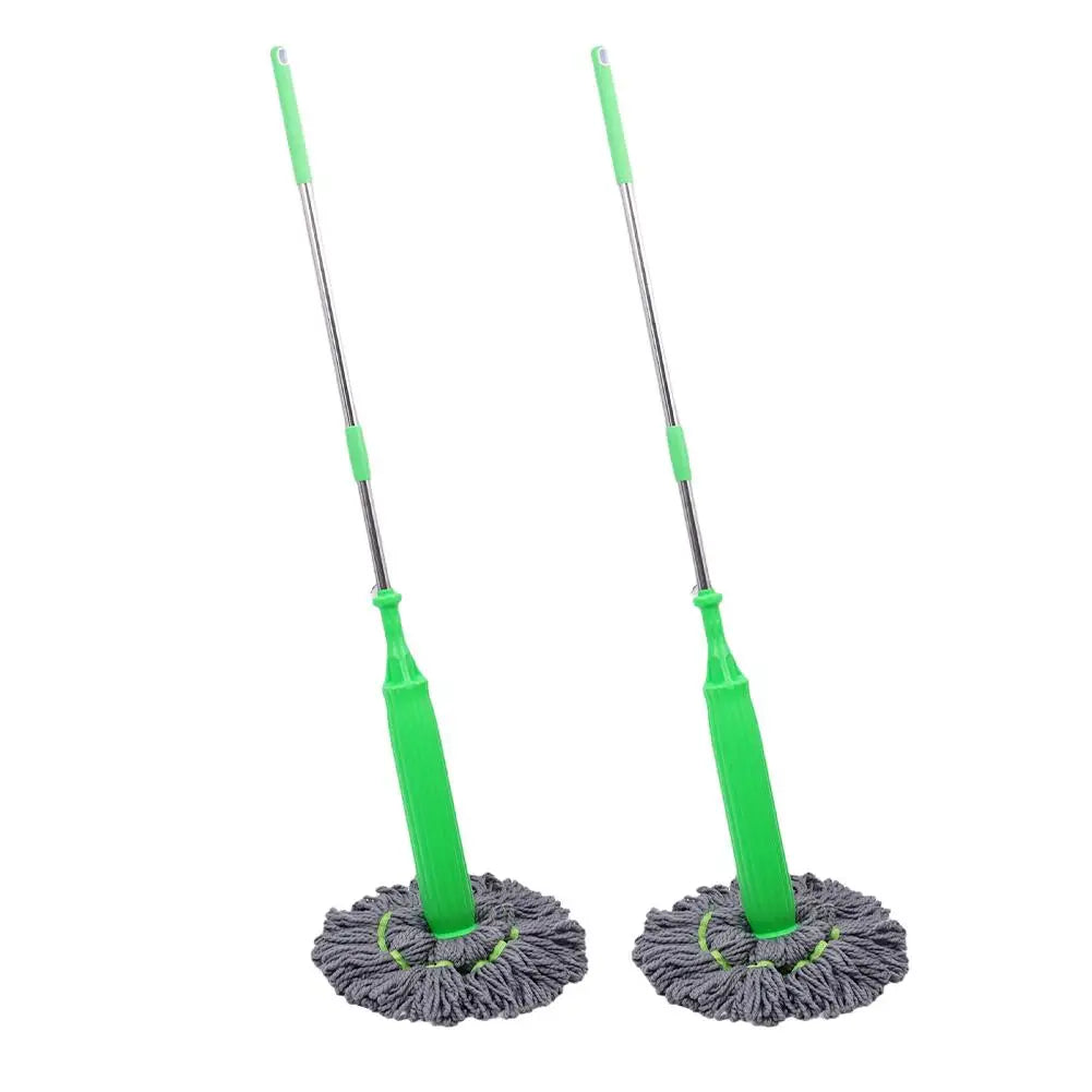 Floor Washing Mop Squeeze Household Cleaning Floor Wash Wet Mop for Floor Cleaning Fiber Absorbent Mop 2 in 1 Dehydrated Mop