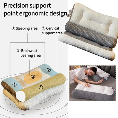 NEW High-end Super Ergonomic Pillow Orthopedic All Sleeping Positions Cervical Contour Pillow Soft Pain Relief Pillows For Home