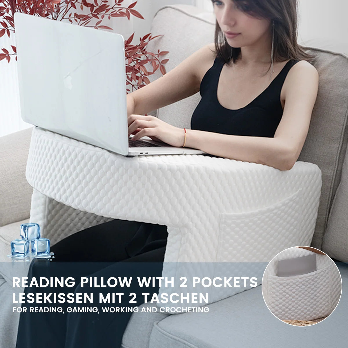 1 Pc Soft Reading Pillow