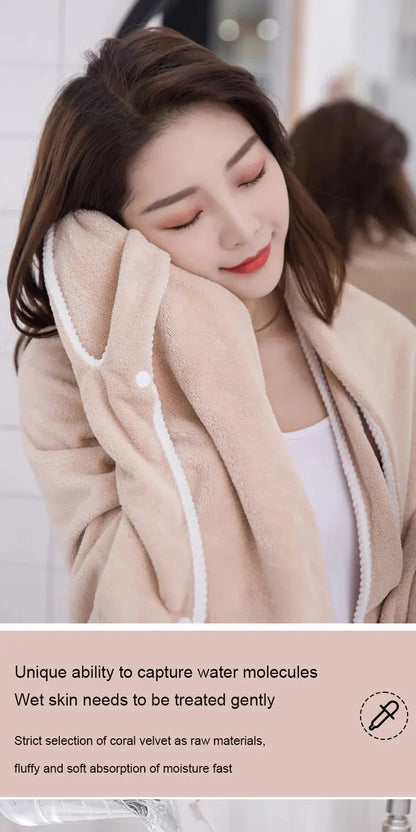 Womens Bath Towels Girls Wearable 150*75Cm Fast Drying Bathing Beach Spa Bathrobes Wash Clothing, Shower Bath And Gym Towel