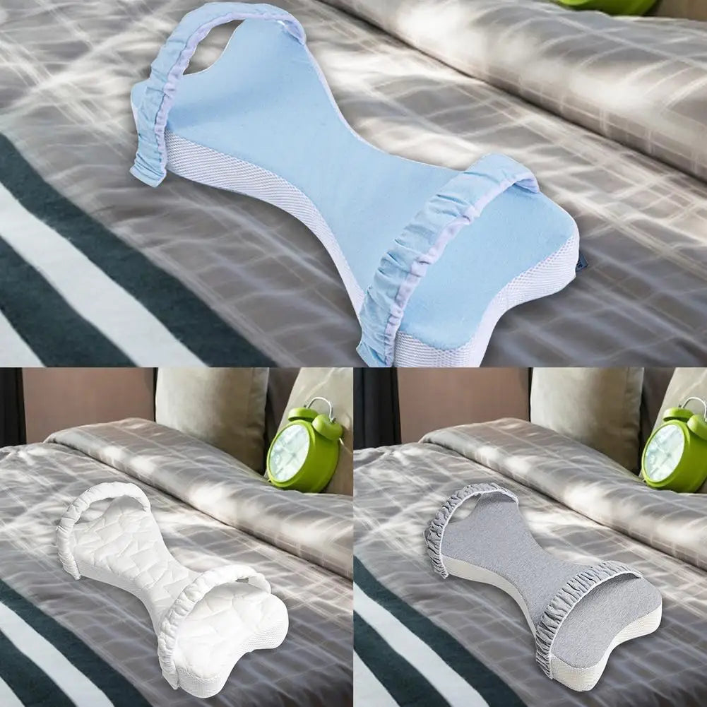 Memory Cotton Side Sleeping Knee Pillow White Massage Orthopedic Slow Rebound Relax Spine Alignment Spine Alignment Pillow