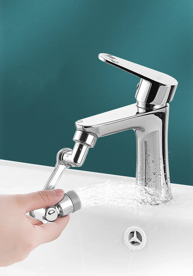 Mechanical arm universal faucet 1080 degree faucet bathroom basin faucet bubbler single gear dual gear optional