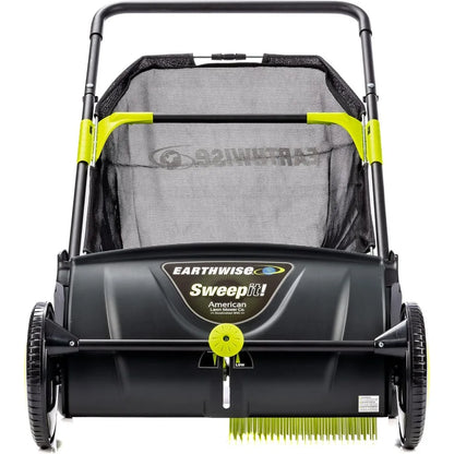 Easy Push Leaf &amp; Grass Lawn Sweeper