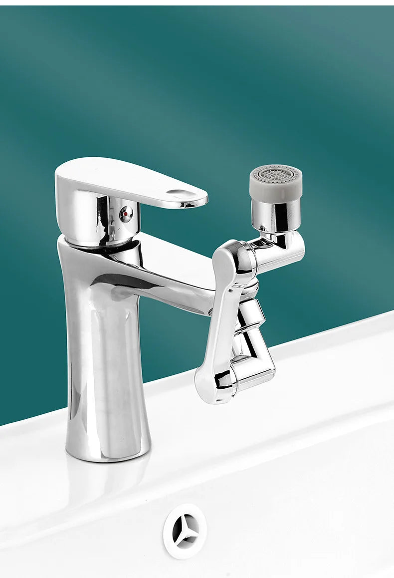 Mechanical arm universal faucet 1080 degree faucet bathroom basin faucet bubbler single gear dual gear optional