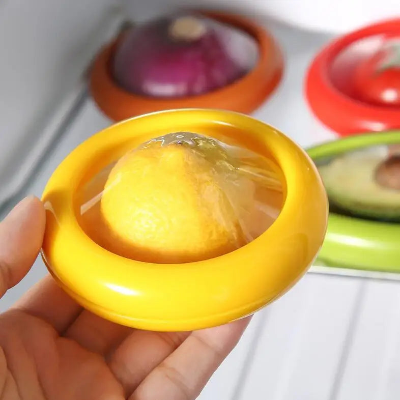 Film Crisper Food Fruit Plastic Film Refrigerator Fruit Storage Box Lemon Tomato Onion Avocado Kitchen Fridge Creative Storage