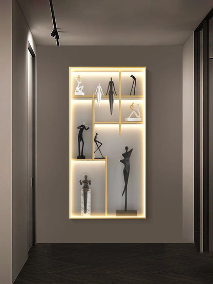 Modern Creative Abstract Character Interior Art Decoration Painting Led Wall Lamp Living Room Bedroom Hanging Picture Lamp E27