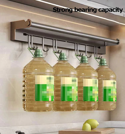 Stainless steel Kitchen Paper Towel Rack Wall Shelf with Hook Kitchen Gadgets Hanging Organizers Storage Utensils for Kitchen