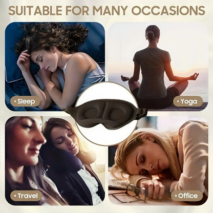 3D Three-dimensional Eye Mask For Sleeping And Shading, Special For Adults, Boys And Girls, To Relieve Fatigue, Breathable And