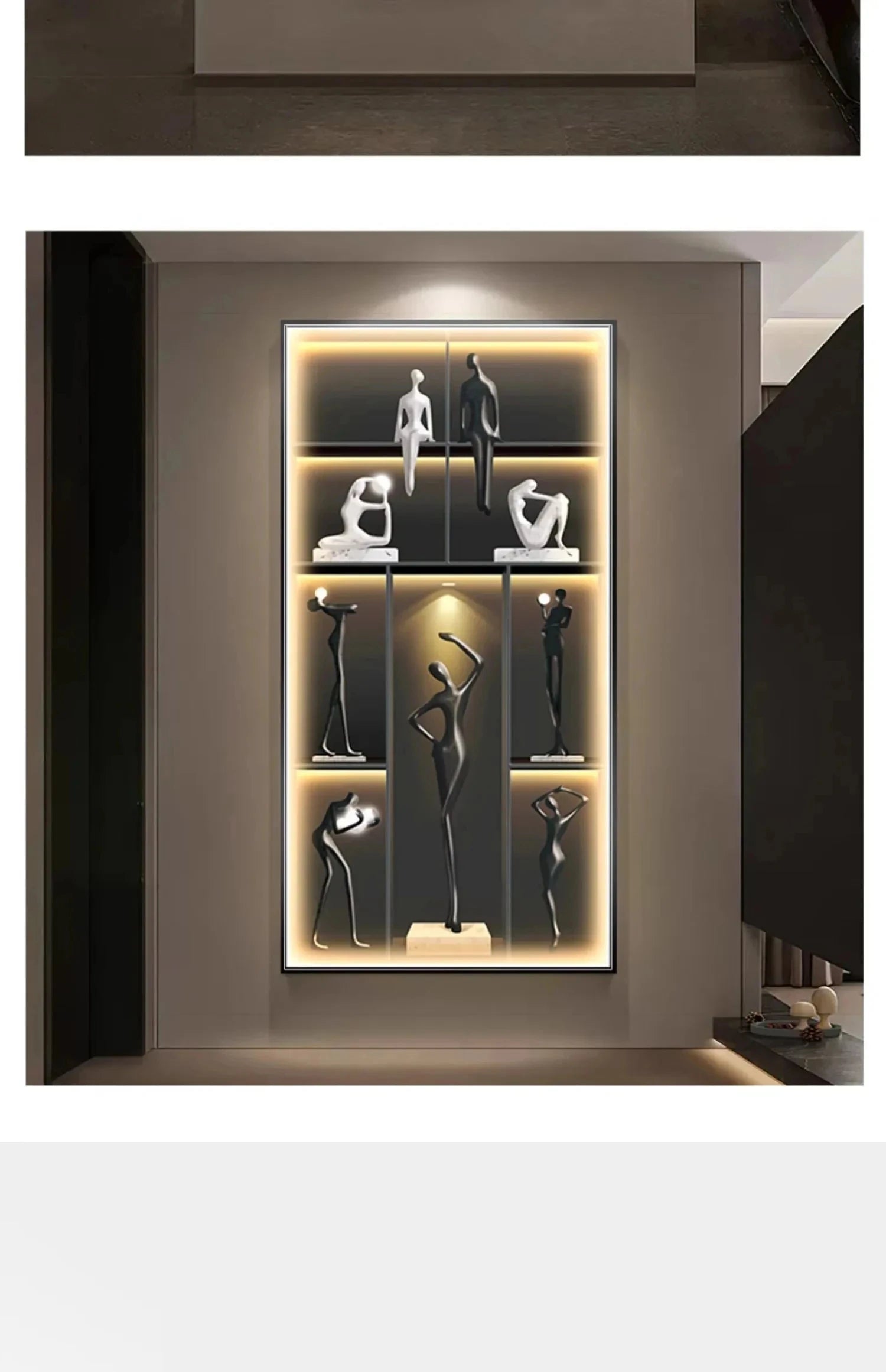 Free Shipping Modern Abstract Wall Decoration Home Appliance LED Wall Lamp Bedroom Study living Room Dining Room Hanging Paintin