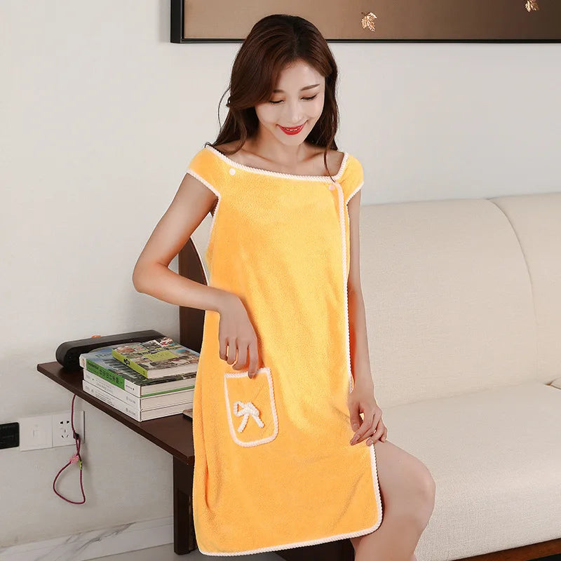 Womens Bath Towels Girls Wearable 150*75Cm Fast Drying Bathing Beach Spa Bathrobes Wash Clothing, Shower Bath And Gym Towel