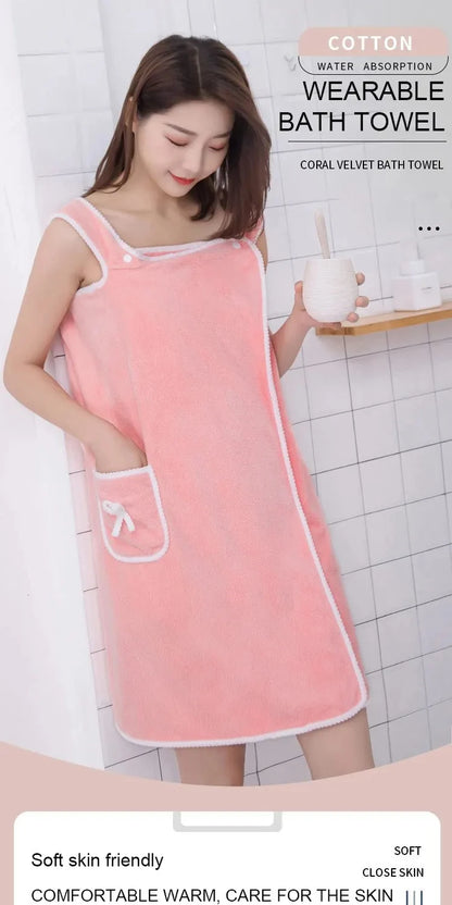 Womens Bath Towels Girls Wearable 150*75Cm Fast Drying Bathing Beach Spa Bathrobes Wash Clothing, Shower Bath And Gym Towel