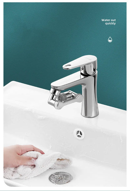 Mechanical arm universal faucet 1080 degree faucet bathroom basin faucet bubbler single gear dual gear optional