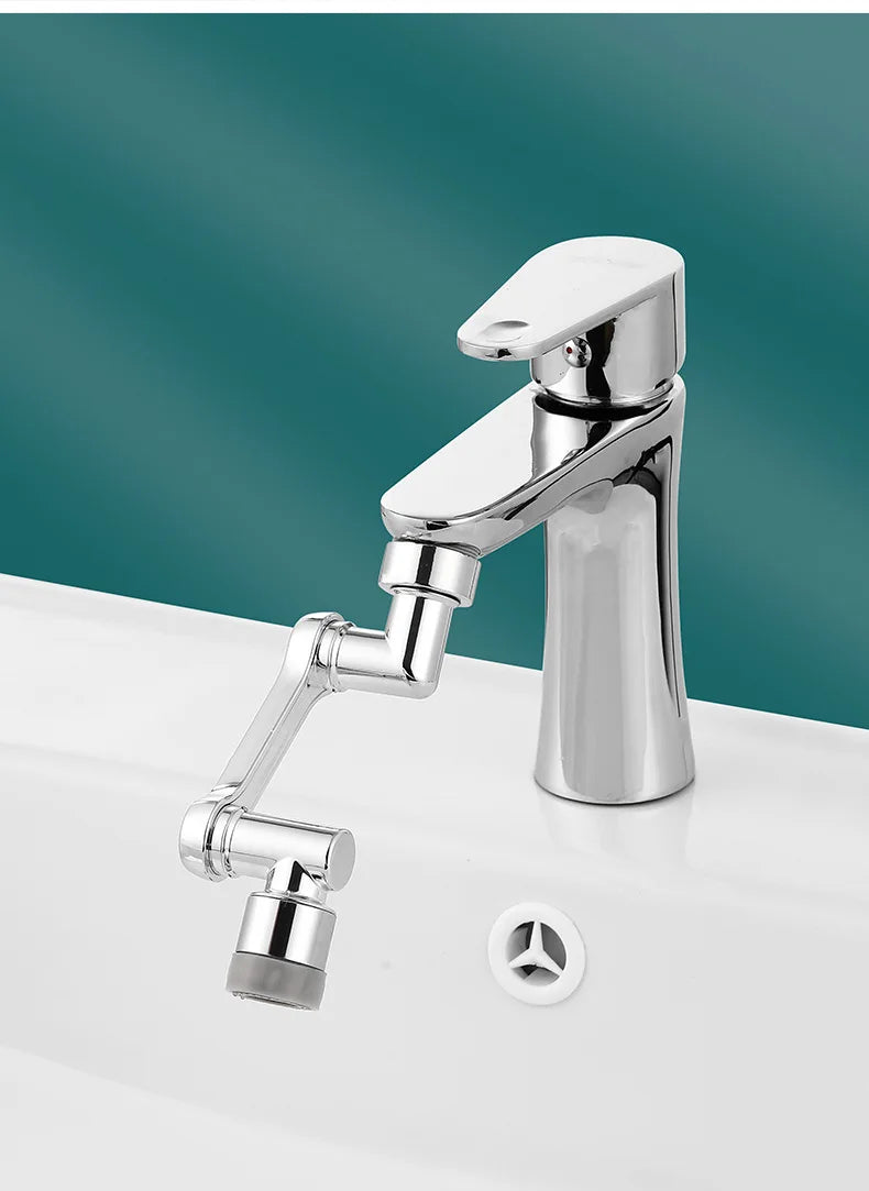 Mechanical arm universal faucet 1080 degree faucet bathroom basin faucet bubbler single gear dual gear optional