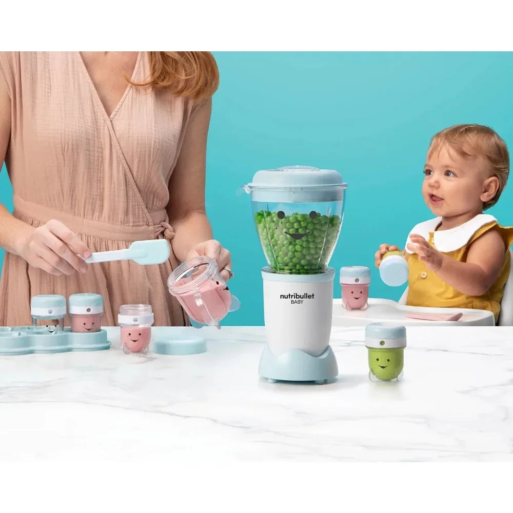 Baby Food Blender, Baby Complete Food-Making System, 32-Oz, Blue, Portable Blender, Kitchen Appliances