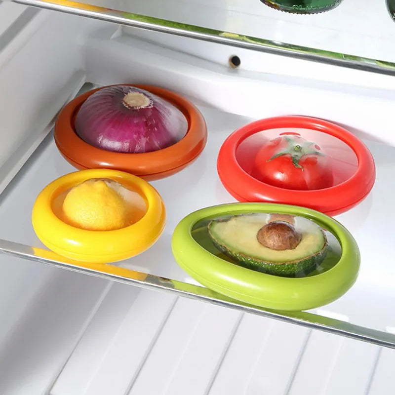 Film Crisper Food Fruit Plastic Film Refrigerator Fruit Storage Box Lemon Tomato Onion Avocado Kitchen Fridge Creative Storage