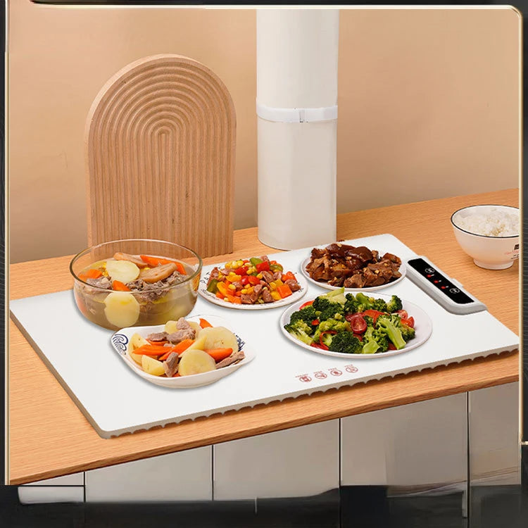 Multi-Functional leftover &amp; Beverage Warmer with Non-Slip Surface and Foldable Design