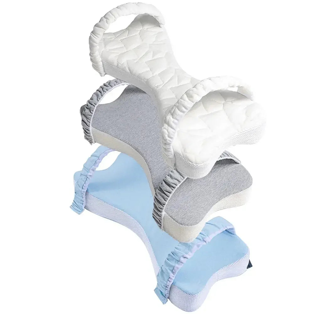 Memory Cotton Side Sleeping Knee Pillow White Massage Orthopedic Slow Rebound Relax Spine Alignment Spine Alignment Pillow