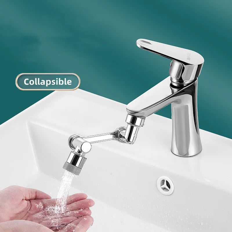 Mechanical arm universal faucet 1080 degree faucet bathroom basin faucet bubbler single gear dual gear optional