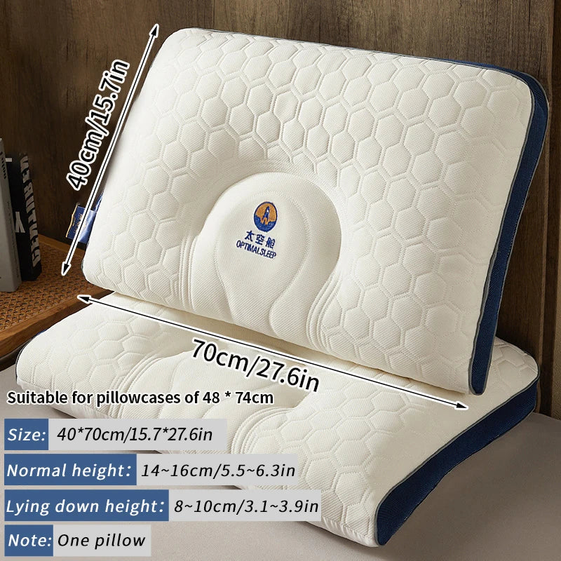 Latex Pillows for Sleeping Natural Rubber Cervical Spine Pillows To Help Sleep Orthopedic Neck Pain Pillow Travesseiro 베개