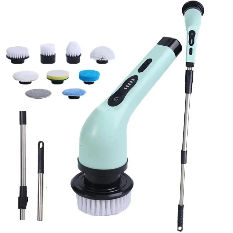 Wireless Electric Cleaning Brush Bathroom Window Kitchen Automotive Multifunctional Household Rotating Cleaning Machine