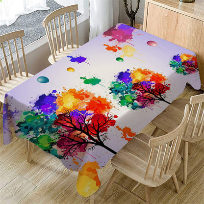 3D Tablecloth Carved Flowers Pattern Waterproof Dining Table Cloth Rectangular Tea Table Cover Picnic Mat Home Decor Manteles