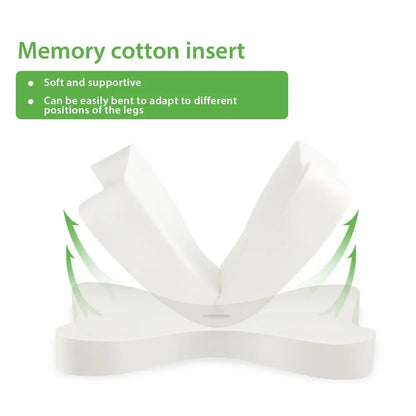 Memory Cotton Side Sleeping Knee Pillow White Massage Orthopedic Slow Rebound Relax Spine Alignment Spine Alignment Pillow