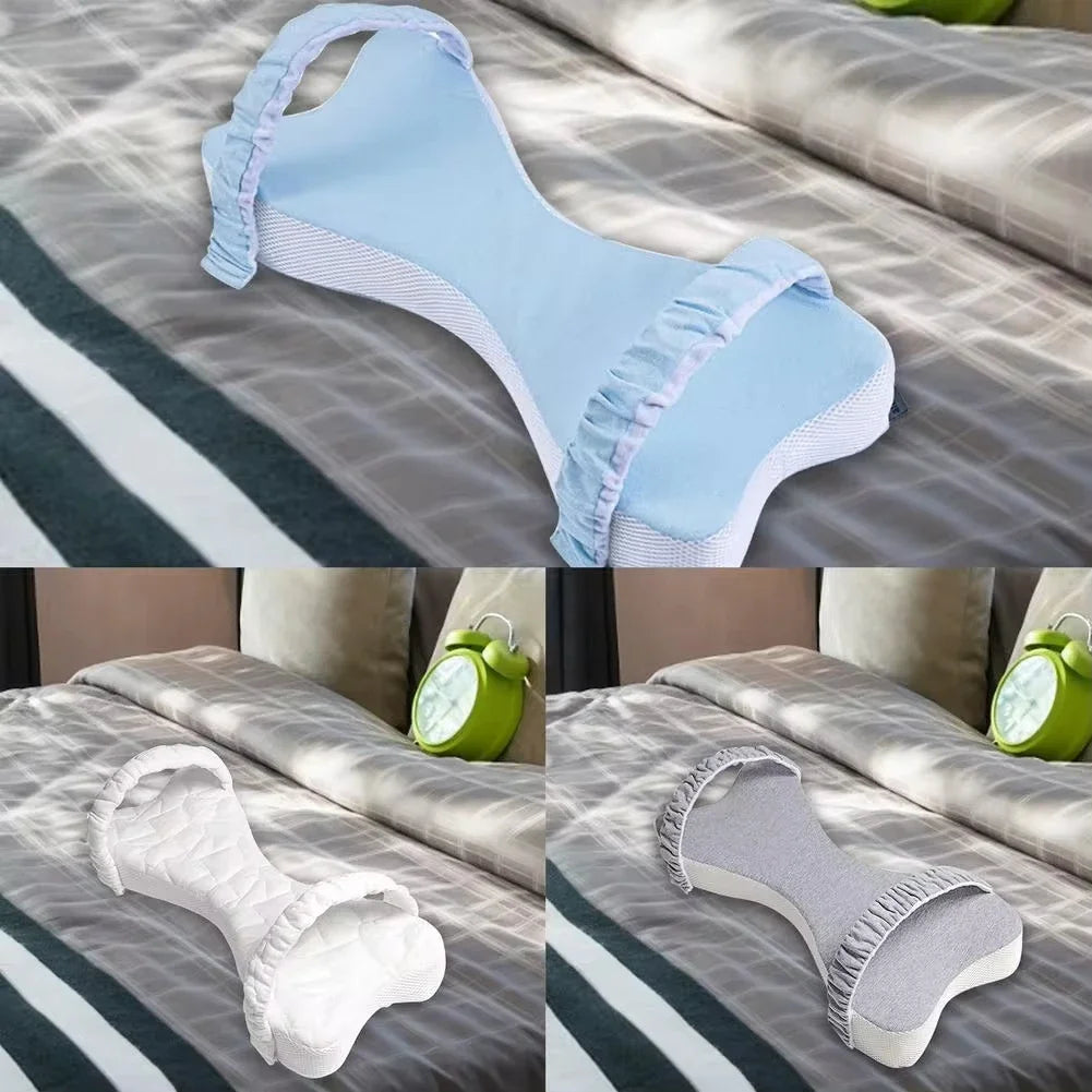 Memory Cotton Side Sleeping Knee Pillow White Massage Orthopedic Slow Rebound Relax Spine Alignment Spine Alignment Pillow